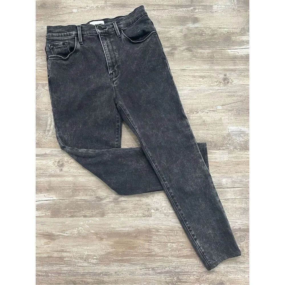 Frame Denim Ali High Rise Cigarette Jeans Skinny Ankle Womens Sz 29